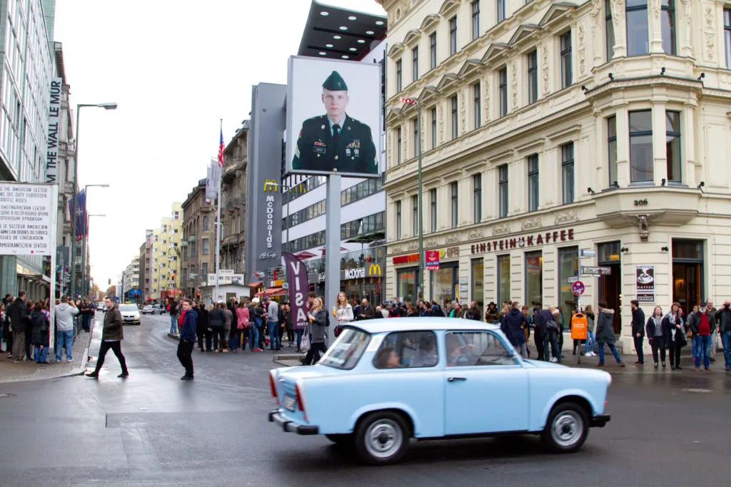 Checkpoint Charlie is an iconic stop in Berlin.