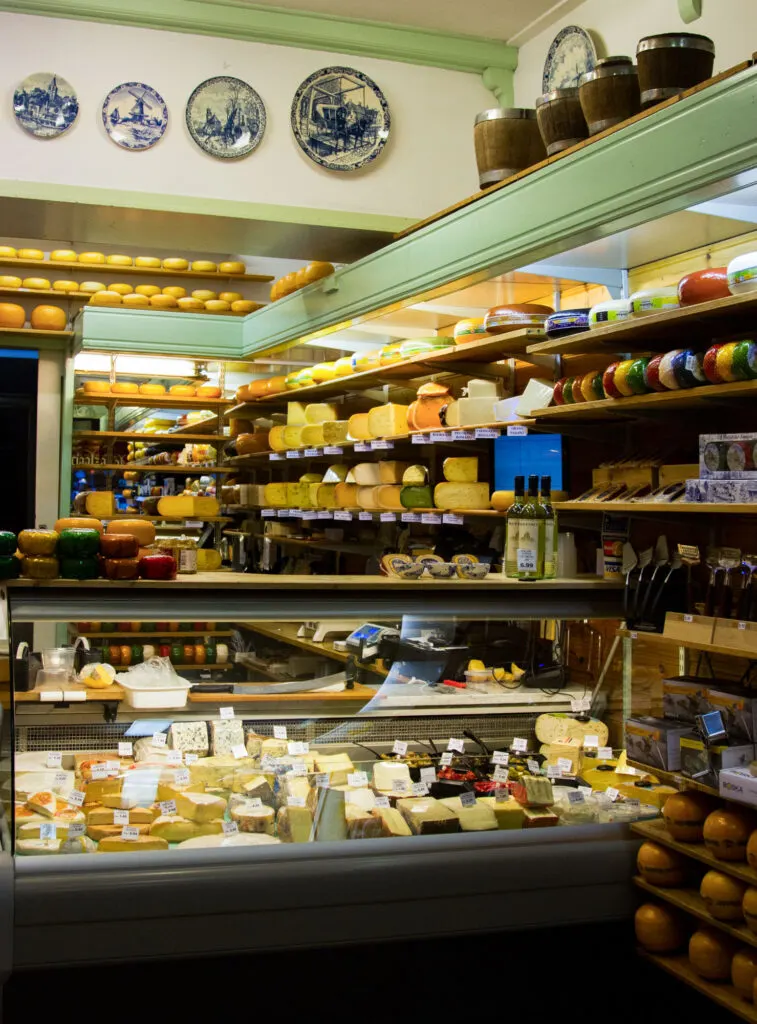 Cheese shop in the Netherlands.