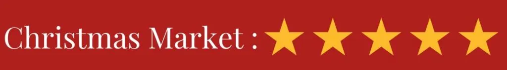Christmas market 5 star rating.