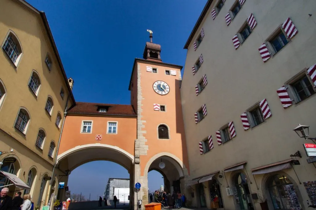 Interior view of Stone Bridge Gate.