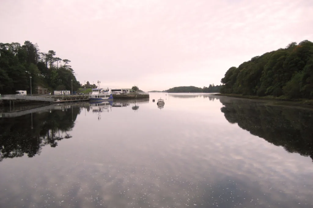 Looking out over Donegal Harbor on a calm morning.Looking out over Donegal Harbor on a calm morning.