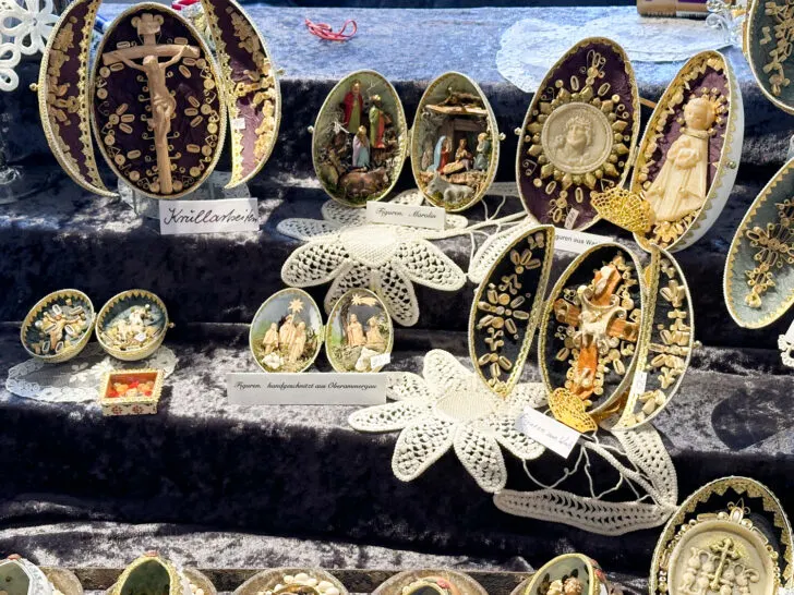 It's not just the outside of the eggs that are decorated