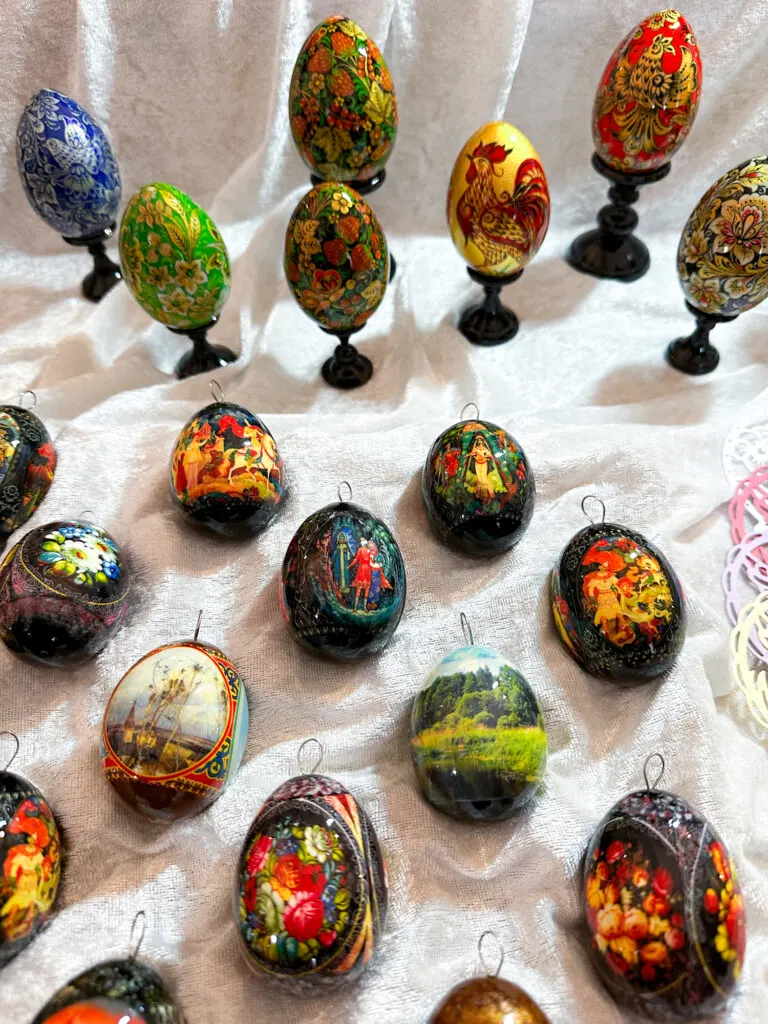 In the Russian tradition, these eggs are gorgeous.