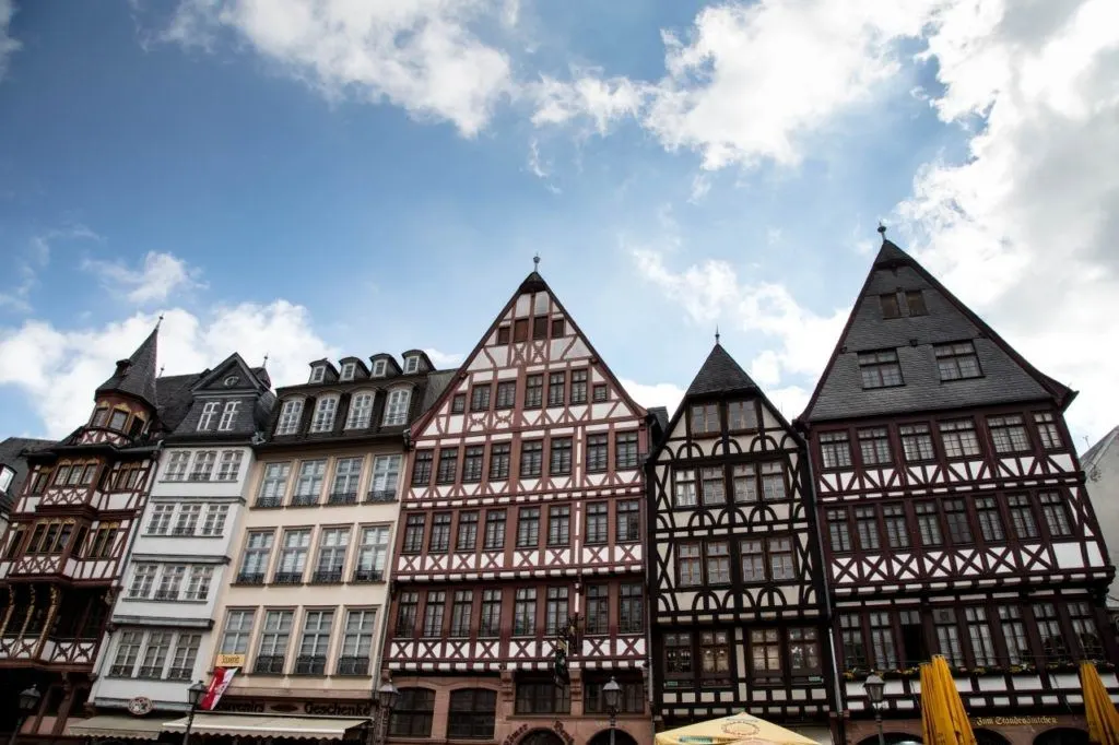 Frankfurt town center.