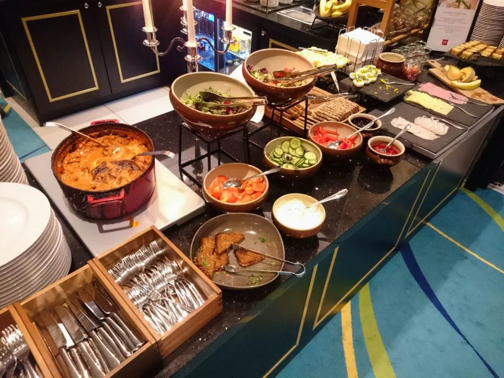 Free dinner at the Thon Hotel Rosenkrantz, Bergen.