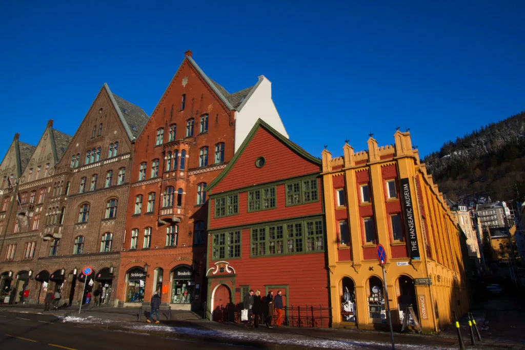 Exterior of the Hanseatic Museum, Bergen, Norway.