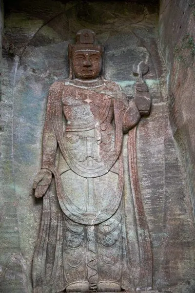 Hundred Shaku Kannon on Mount Nokogiri. 