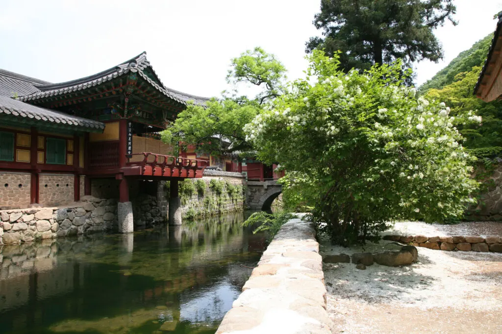The serene and gorgeous Songwhasa Temple.