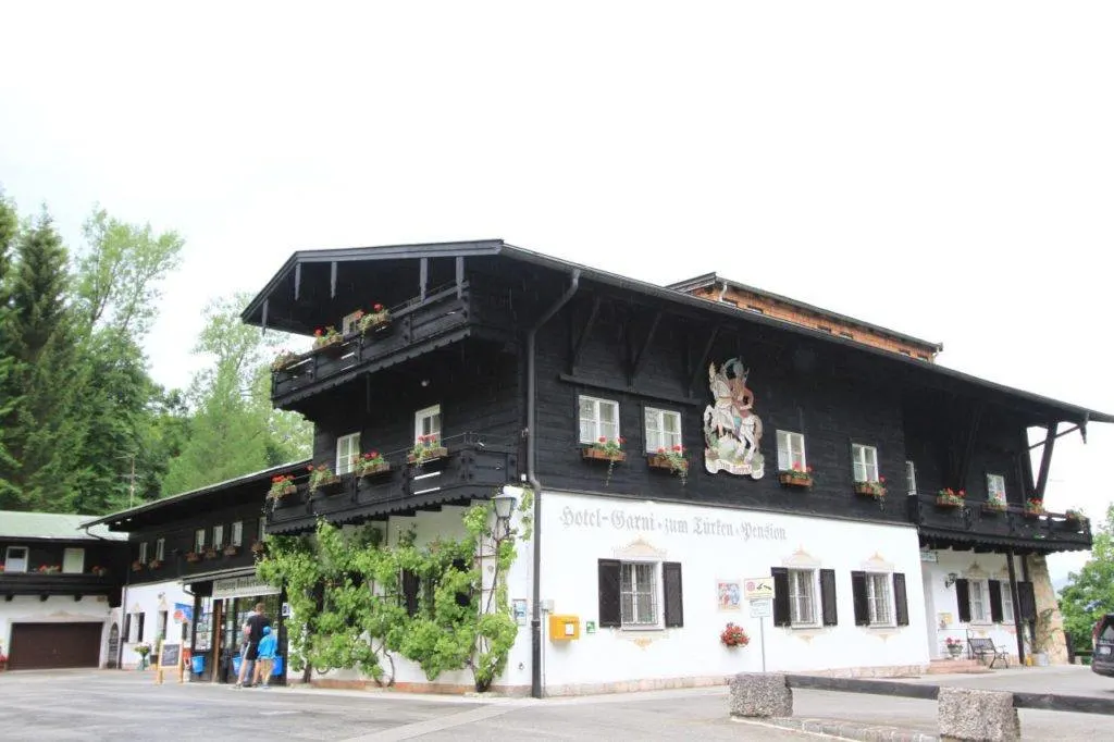 Bunkers were under many buildings in the town.