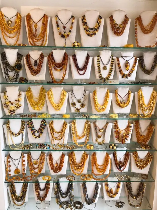Kaunas Lithuania Amber Shopping - Shopping for amber in Kaunas is one of the top things to do!