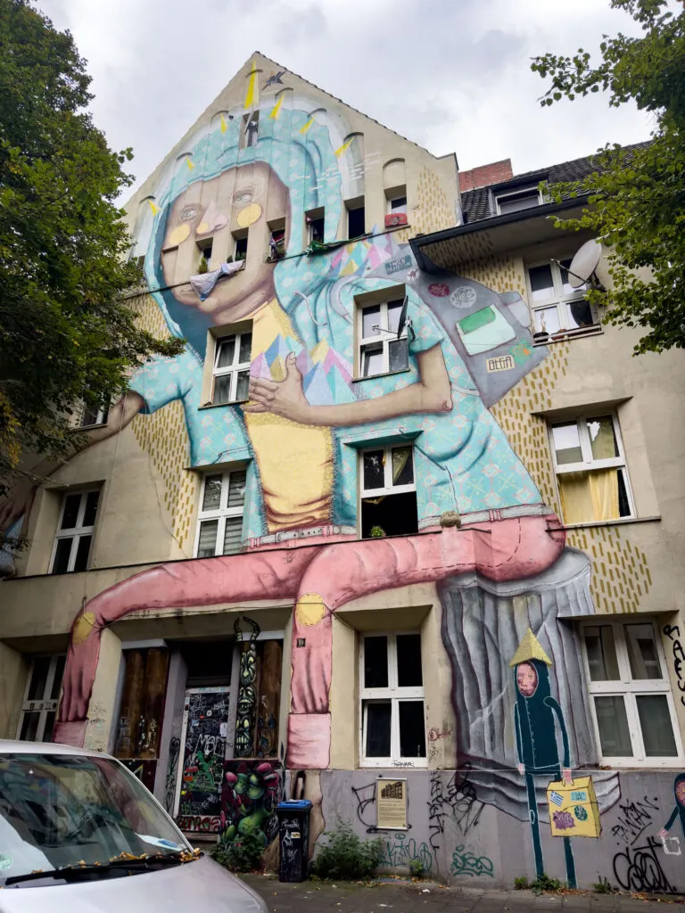 Kiefernstrasse street art, Düsseldorf, Germany.