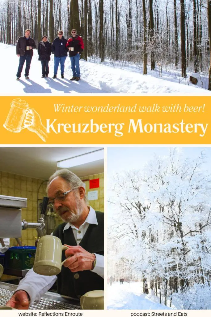 Come with us on a relaxing and fun winter mountain getaway to Kreuzberg Monastery. There are plenty of snow activities to do in the area like skiing, sledding, take a luge run, and just walking through a winter wonderland. But the best part is the monastery has been brewing beer since the 18th century. You have to try it! Click through to Reflections Enroute