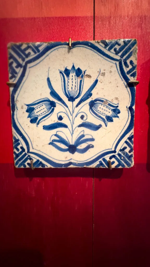 Tulip art at the Zwarte Tulp Museum, Lisse, the Netherlands.