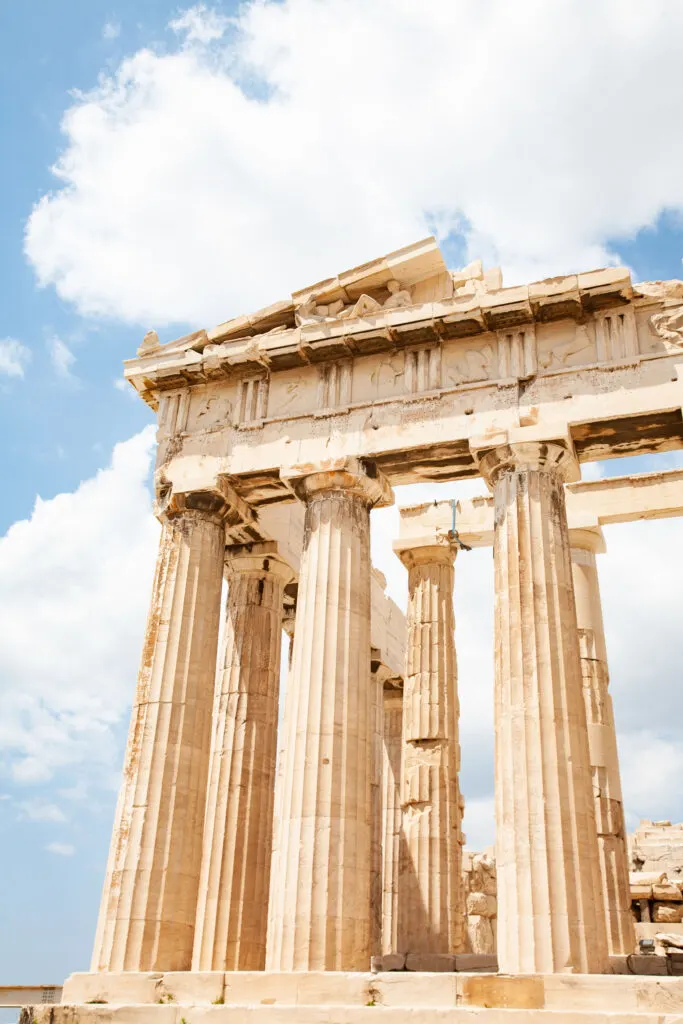 Parthenon of Athens.
