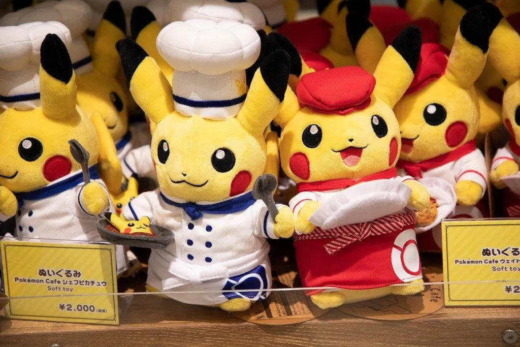 Pokemon Cafe plush toys for sale.