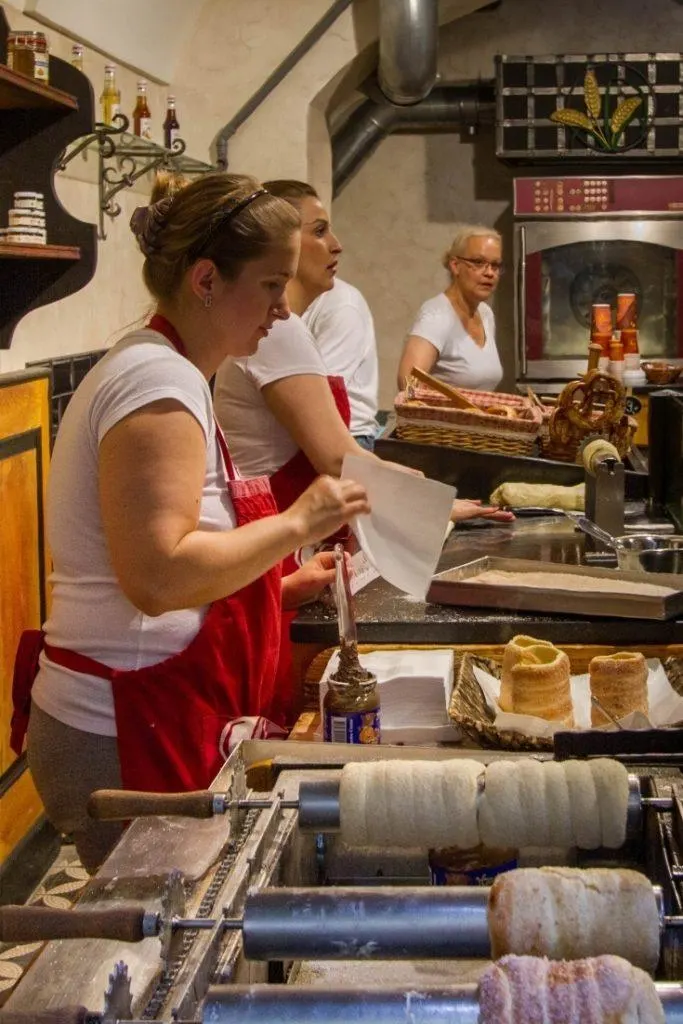 Trdelník is one of the most popular food iand something you should eat when deciding what to do in Prague.