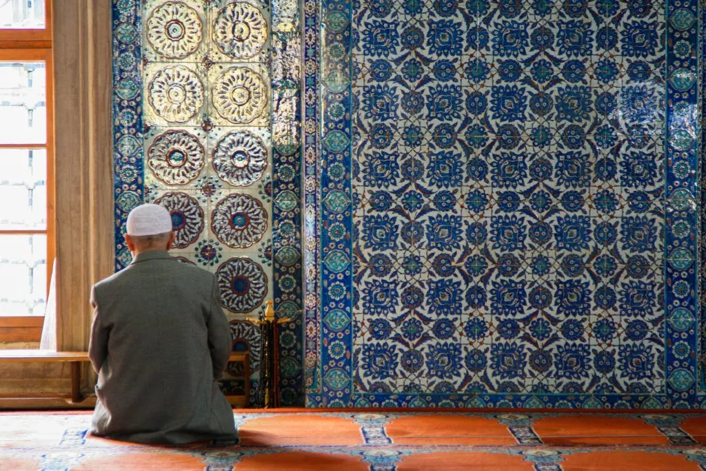 Interior of Rustem Pasha; make it part of your Istanbul itinerary.