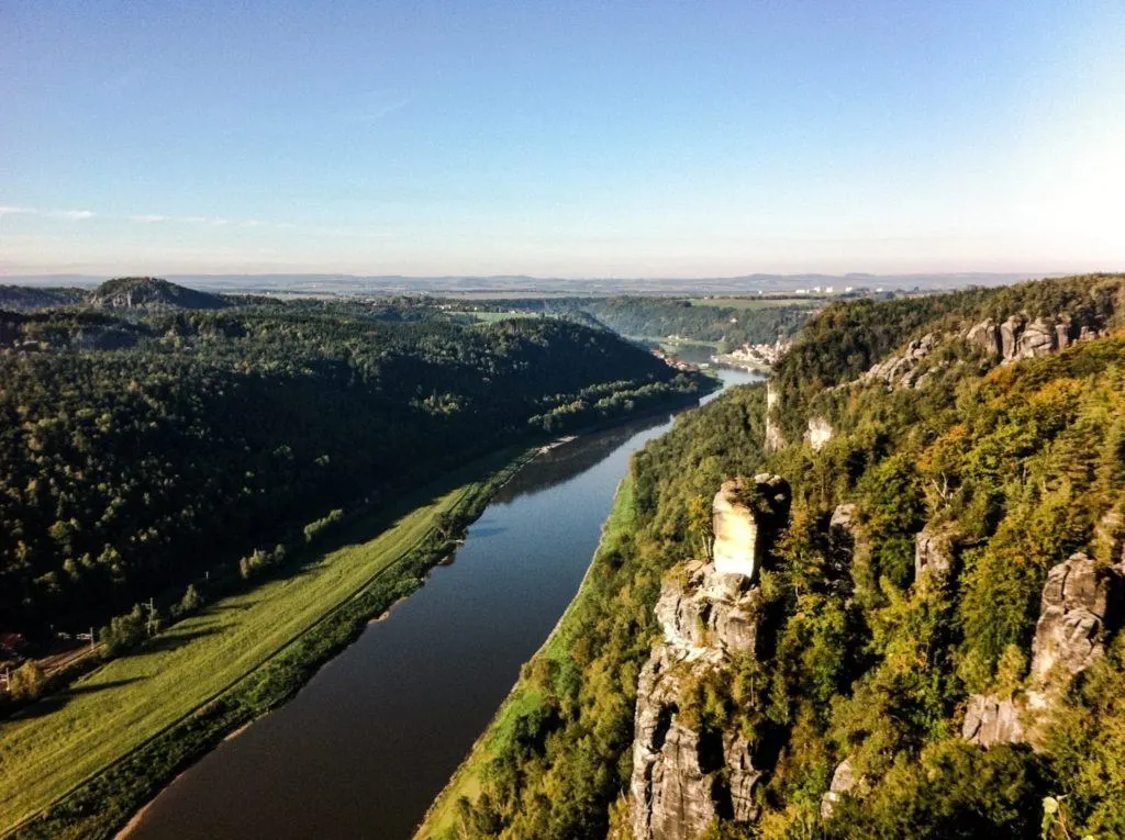 Saxon Switzerland. in Germany.
