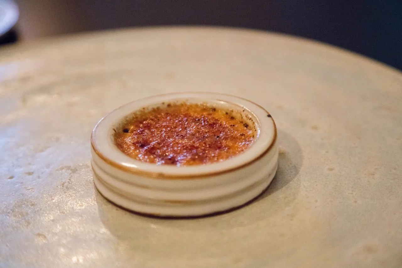 Foie gras creme brûlée.
