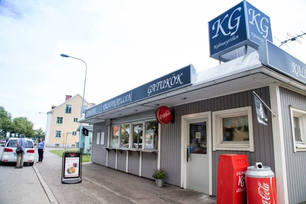 Kalmar grill house for lunch after visiting the castle.