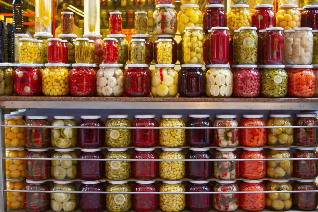 Turkish Pickled vegetables.