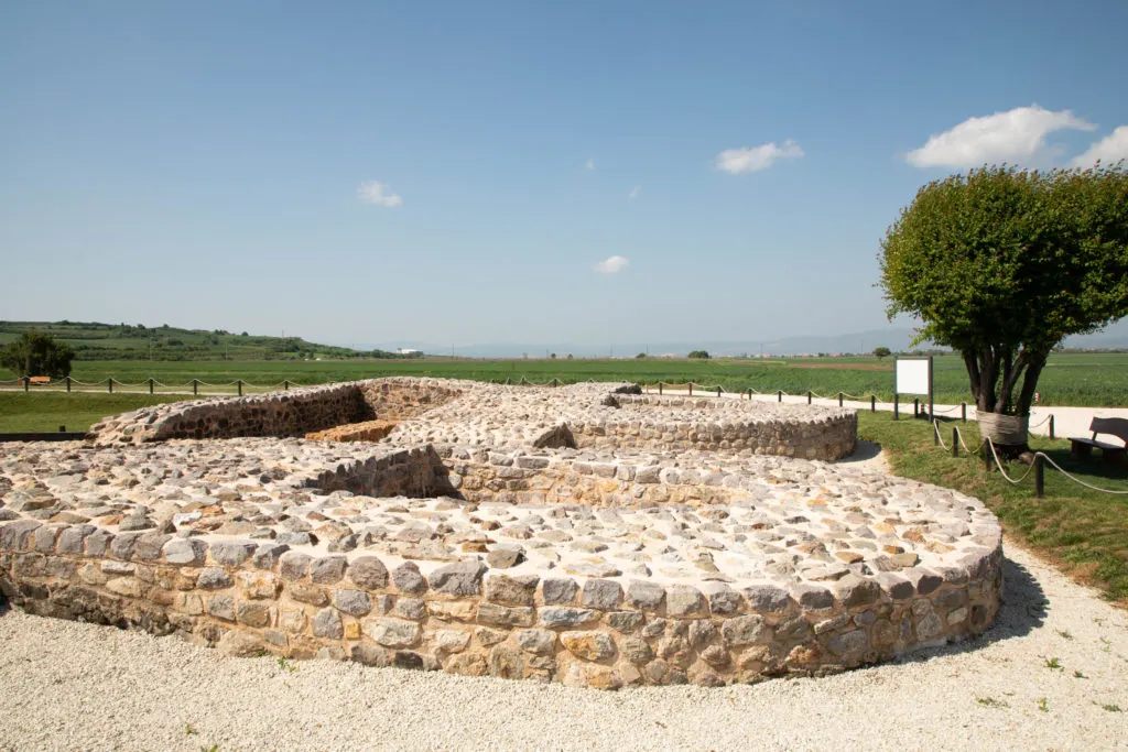 Roman ruins of Ulpiana in Kosovo.
