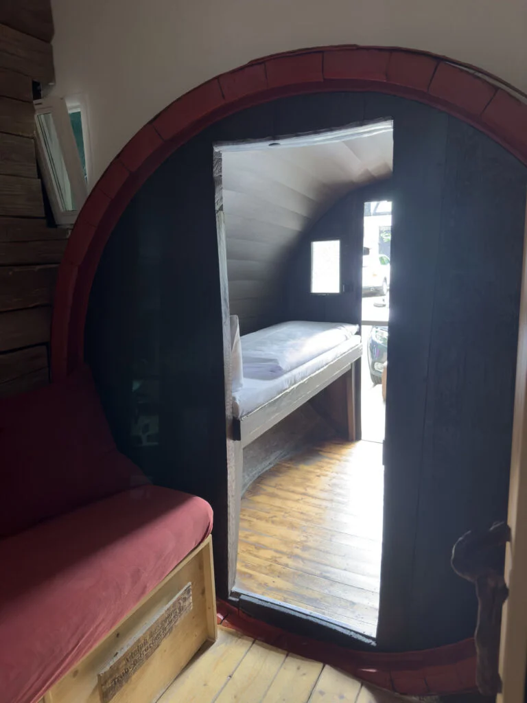 A unique stay in Europe are the wine barrels of Rudesheim.