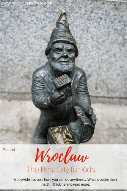 Here a dwarf, there a dwarf...everywhere are dwarfs. Just the right height for every child to find one in Wroclaw, Poland